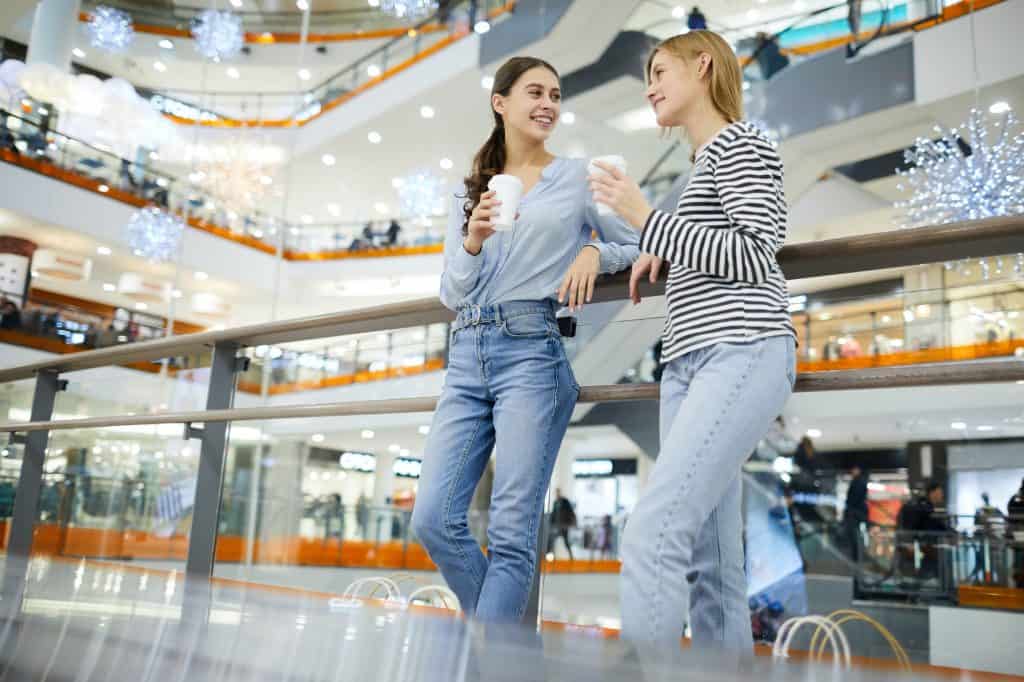 Refreshment in the mall